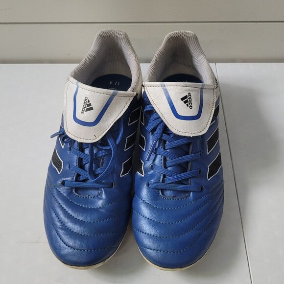 Adidas Copa 17.4 Soccer Kids Blue & White Lace Up Low Top Cleats Shoes Size 5.5 - Picture 1 of 7